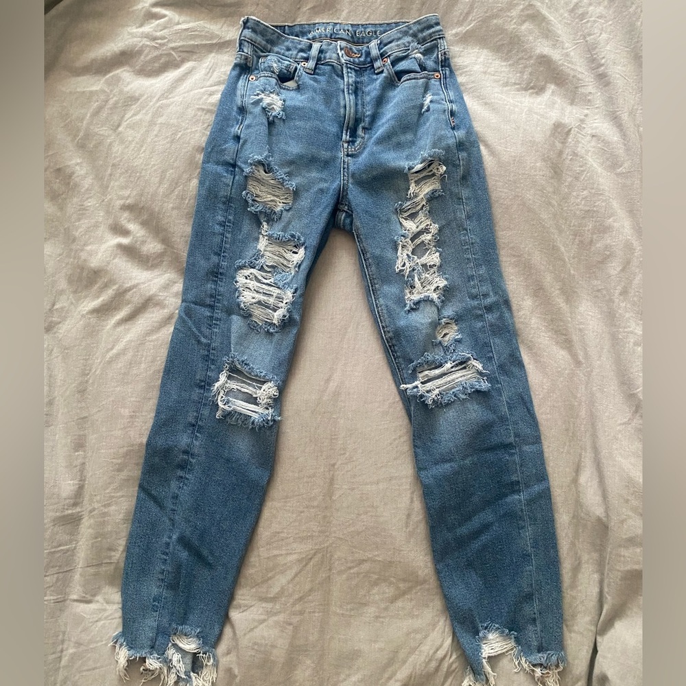 Stretchy high rise jeans from American Eagle